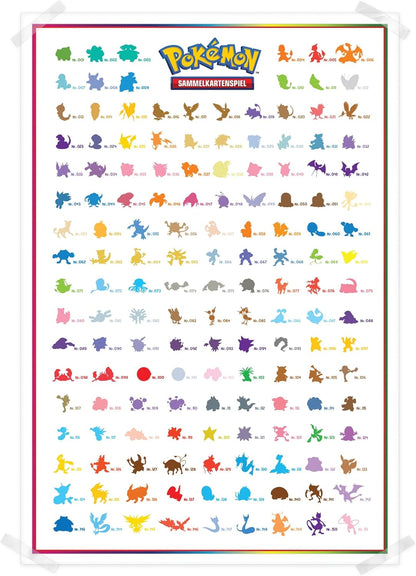 Pokémon Karmesin & Purpur Pokemon 151 - Poster Kollektion DE (Deutsch)