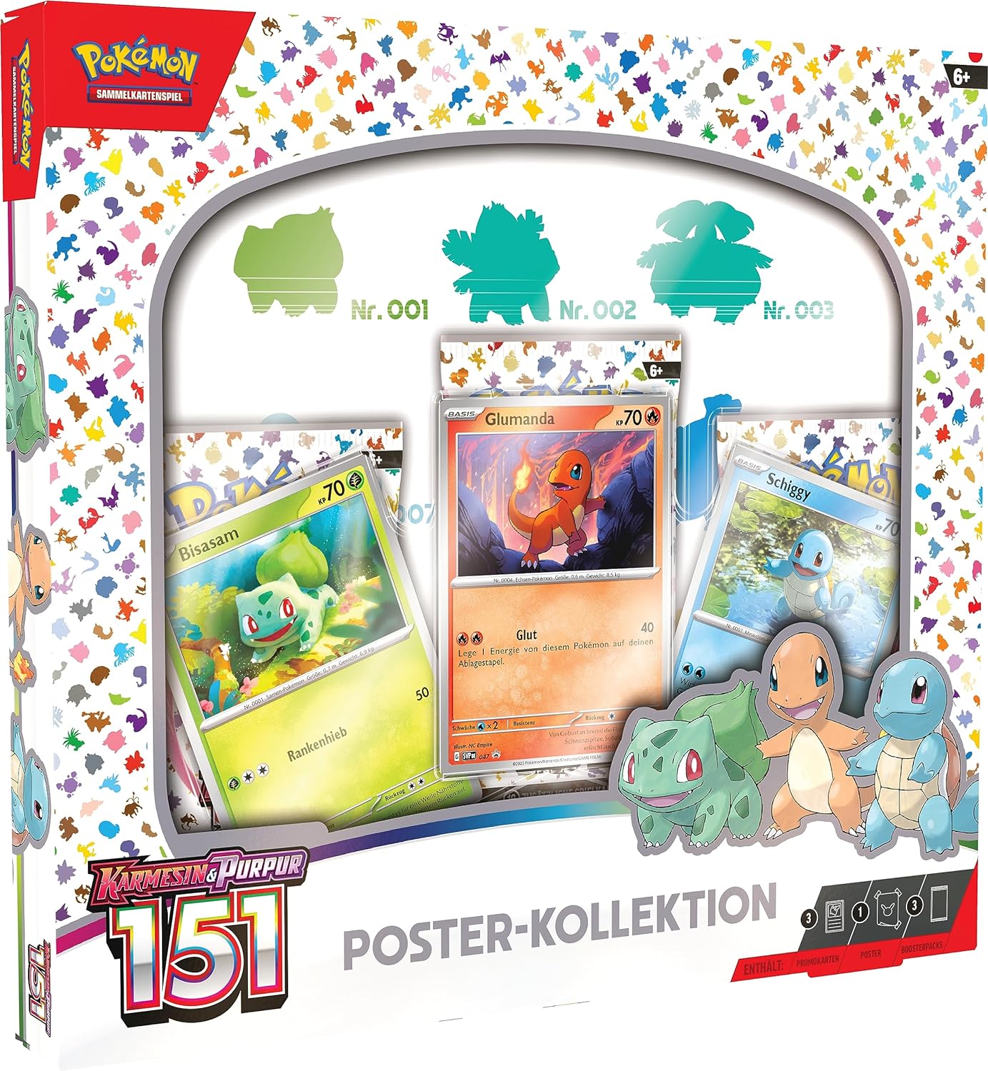 Pokémon Karmesin & Purpur Pokemon 151 - Poster Kollektion DE (Deutsch)