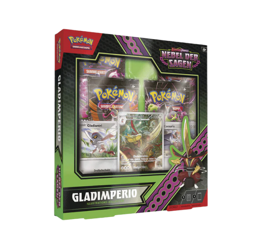 Pokémon Karmesin & Purpur Nebel der Sagen Gladimperio Illustrations Kollektion DE (Deutsch) ab 02.08.2024