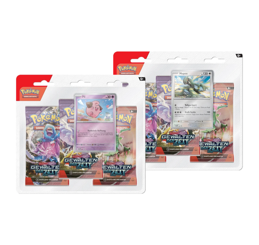 Pokémon KP05 Gewalten der Zeit 3-Pack Blister Set DE (Deutsch)